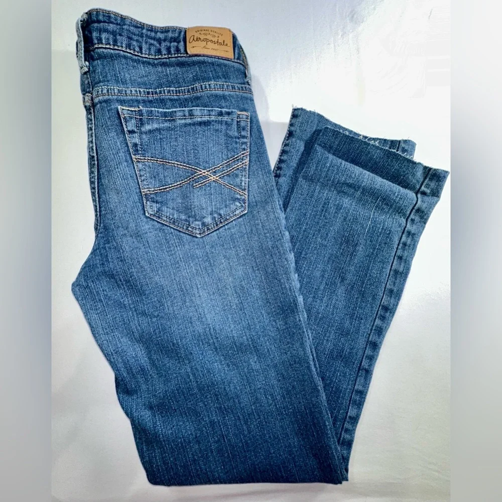 AEROPOSTALE Bayla Skinny Jeans Women's Size 6 Denim Mid-Rise 27" inseam - Picture 4 of 10